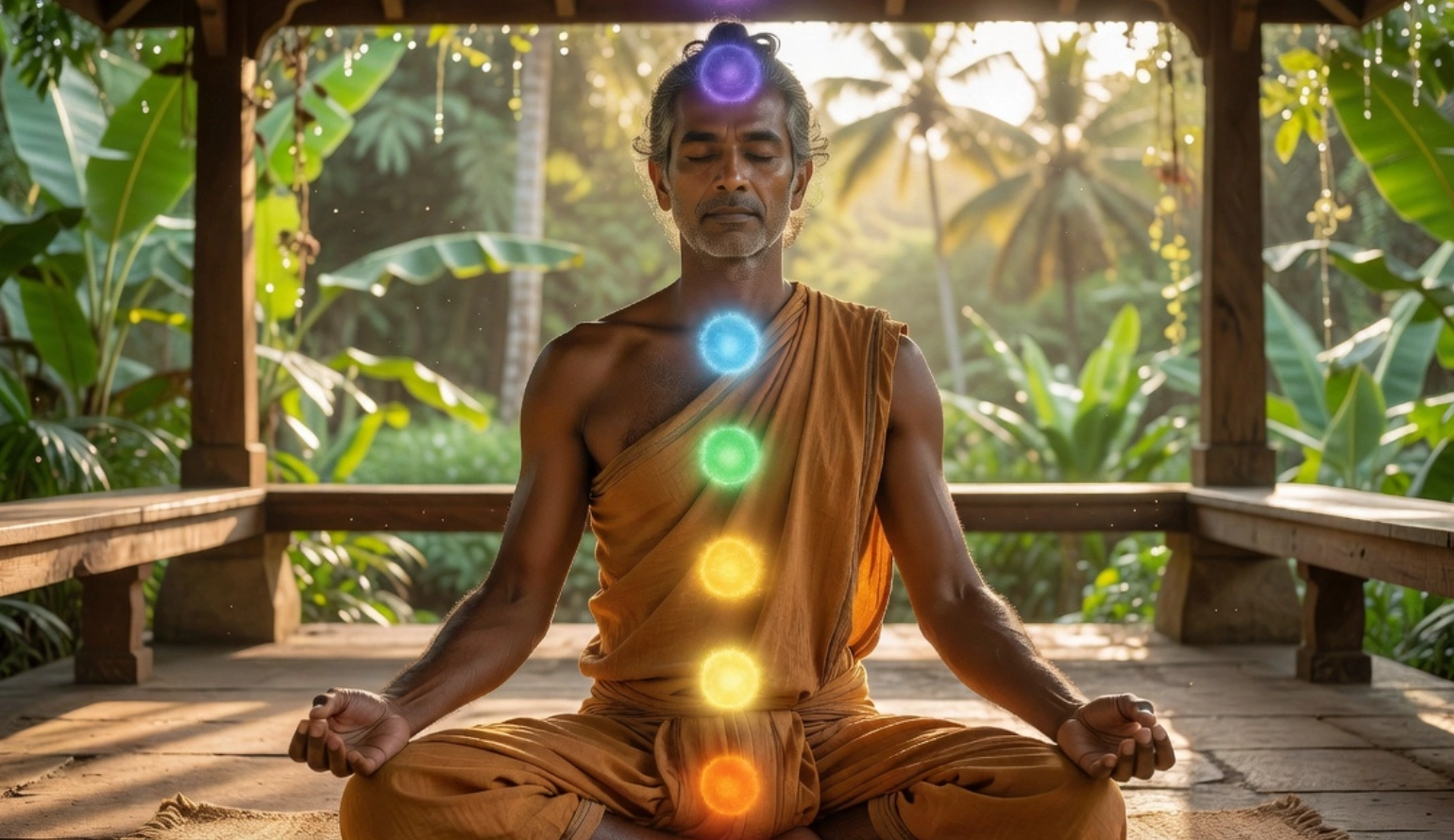 The 7 chakras explained energy centers diagram by Nabatara Foundation