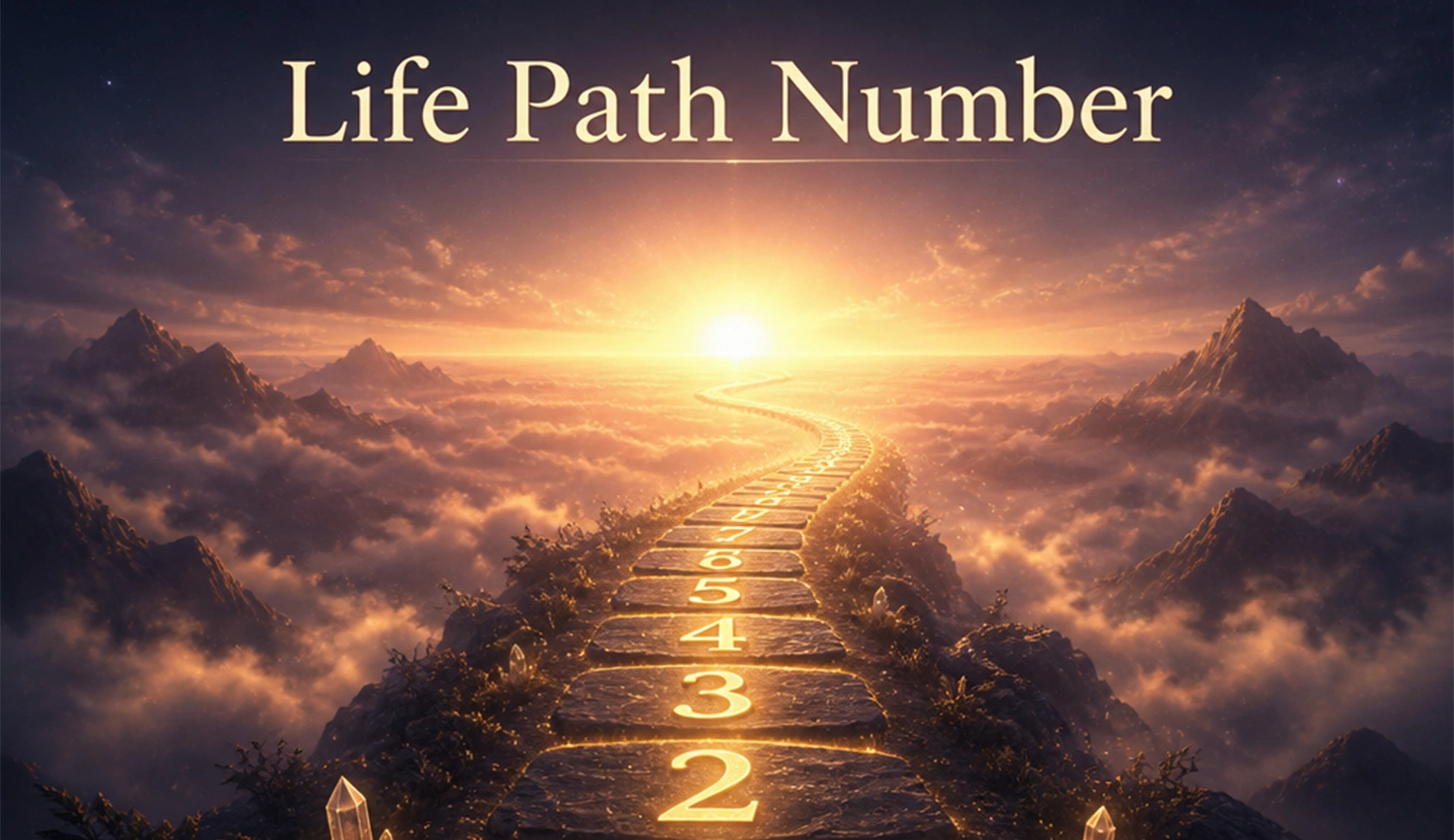 Life Path Number calculation chart with Vedic symbols from Nabatara Foundation
